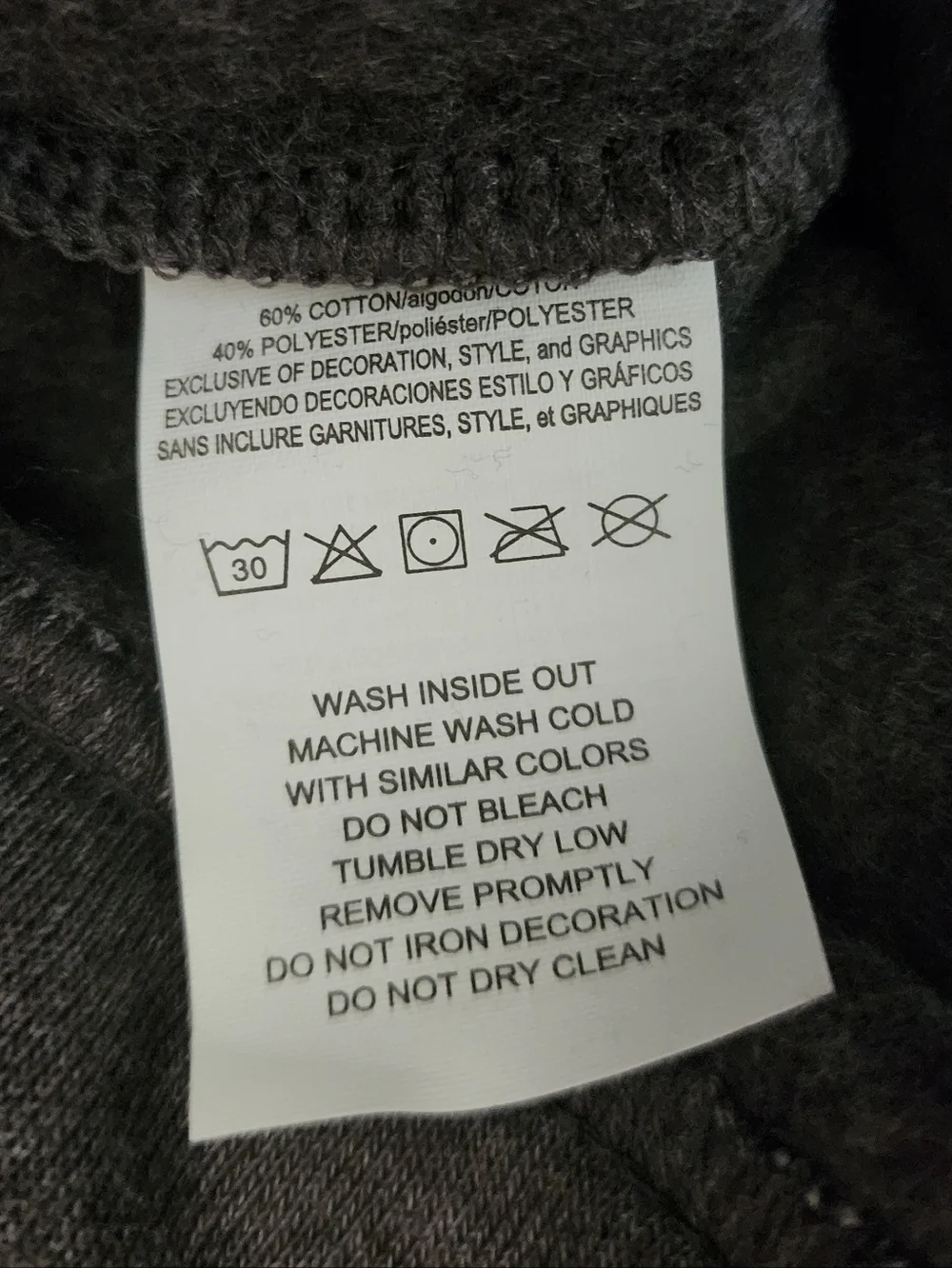 Men's Large Fanatics Charcoal Gray Jogger Sweatpants